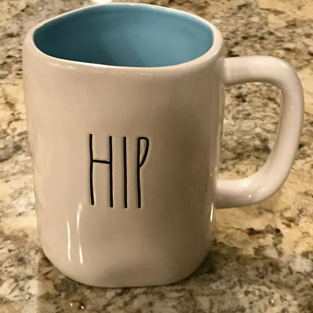 Rae Dunn HIP HOP Easter Spring Mug Double Sided